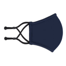 Load image into Gallery viewer, SoundHealth&Wellness Reusable Face Masks - Machine Washable Cloth - Navy Blue